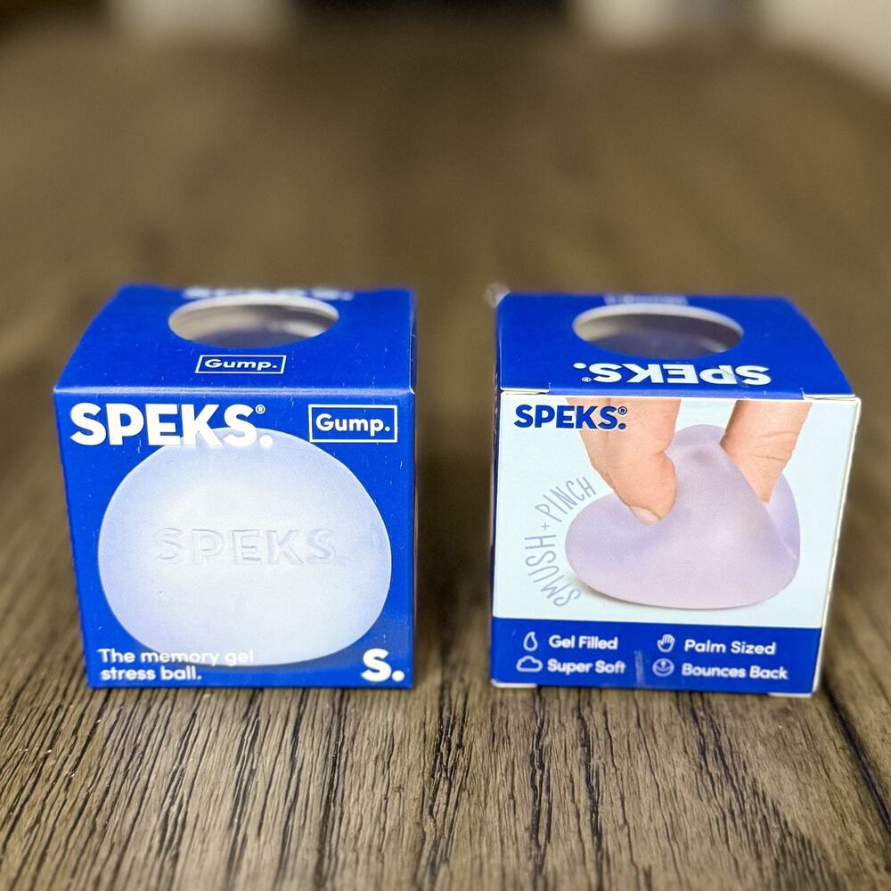 Speks Gump Ball Memory Gel Squishy Dew Blue Novelty Sensory Fidget Toy New 2026